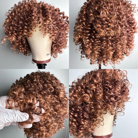 Light Brown Afro Wig - Picture 1 of 2